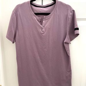 Alphalete Lux Henley shirt size Large